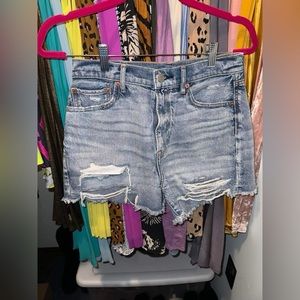American Eagle Denim Highest Waist 90’s Boyfriend Short Size 4